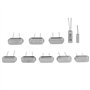 50pcs 10Valeur Oscillateur à cristal de quartz DIP 32.768KHz -24MHz Ensemble assorti d'oscillateurs à quartz en cristal à monter