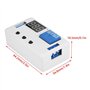 Relais de Minuterie, Temporisateur Réglable Affichage à LED 12V Module de Commutation de Contrôle d'Automatisation