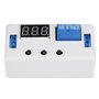 Relais de Minuterie, Temporisateur Réglable Affichage à LED 12V Module de Commutation de Contrôle d'Automatisation