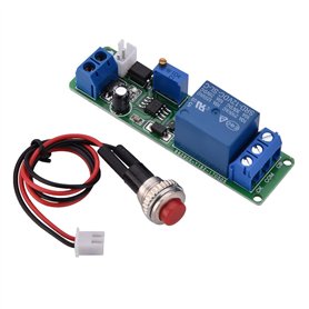 Module de Minuterie DC 12V avec Relais de Temps - Temporisation Réglable de 1 à 10 sec