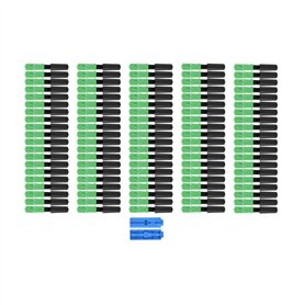 Lot de 100 connecteurs SC/APC intégrés en fibre optique rapide et rapide pour connecteurs (prise droite)