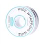 250m Rouleau de Câble Électrique 0.25mm 30AWG 105℃ Câble de Test Isolant Fil électrique en Silicone Cuivre Etamé à un Noyau (Noi
