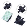 EBOOT Câbles Adhésifs Réglable Clips de Câble Nylon Porte Fil de Serrage, Noir, 50 Pack