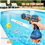 Pistolet à Eau pour Enfants 6m de Portée avec Double Réservoir d'eau