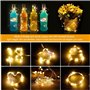 ZWOOS Guirlande Lumineuse à Piles, 1M 10 LED Mini Guirlande LED Fil de Cuivre Fairy Lights Girlande Lumière, pour Décoration Noë