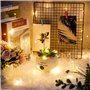 ZWOOS Guirlande Lumineuse à Piles, 1M 10 LED Mini Guirlande LED Fil de Cuivre Fairy Lights Girlande Lumière, pour Décoration Noë