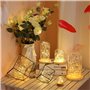 ZWOOS Guirlande Lumineuse à Piles, 1M 10 LED Mini Guirlande LED Fil de Cuivre Fairy Lights Girlande Lumière, pour Décoration Noë