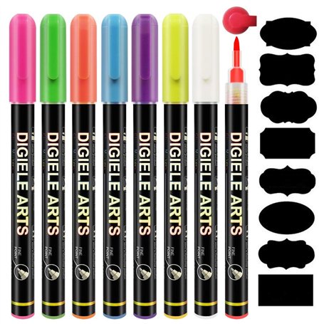 DIGIELE Marqueur Craie Effacable