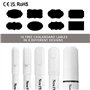 Feutre Craie Blanc, NowPE Marqueur Craies 1mm, 3mm, 6mm, 10mm et 15mm pour Tableau Noir, Verre et Fenêtres, Humide ou Sec Effaca