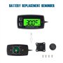 Jauge de température du moteur LCD numérique Runleader, alerte de surchauffe, rétroéclairage vert, batterie remplaçable pour mot
