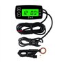 Runleader Jauge de température du moteur LCD numérique Voltmètre