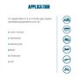 Runleader Jauge de température du moteur LCD numérique Voltmètre, rappel d'alerte programmable, affichage de l'horloge, sélectio