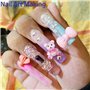 Chenkou Craft Assortiment de 50 boutons en résine à dos lisse pour scrapbooking, bricolage, thème de Pâques
