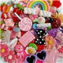 Chenkou Craft Assortiment de 50 boutons en résine à dos lisse pour scrapbooking, bricolage, thème de Pâques