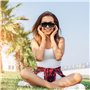 Lunettes de sécurité laser IPL 190 nm-2000 nm, Lunettes de Protection Laser pour Opérateur de Cosmétologie Laser, l'Epilation La