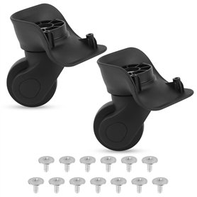 2 Pièces Valise Roues de Remplacement