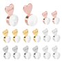 8 Paires Fermoir Boucles d'Oreilles