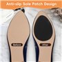 10PCS Patin Antiderapant Chaussure, ELEPRUC Semelle Patin Chaussure, Patin Anti Bruit Chaussures Talon, Auto-Adhésives Extérieur