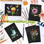 50PCS Sacs en Papier Kraft avec Poignées 15x8x21cm, ELEPRUC 130g/m² Sacs Cadeaux, Petits Sacs de Fête, Noir Pochette Papier, Poc