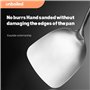 Refein Lot de 6 ustensiles de cuisine professionnels en acier inoxydable - Spatule pour wok - Louche - Écumoire - Spatule fendue