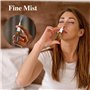 VMUTGA 5 Pièces Flacon Pulvérisateur Nasal, 30ml Flacon Vaporisateur en Verre Ambré Vide Flacon Pulvérisateur Nasaux Réutilisabl