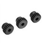 VGEBY Ensemble de Pignons, Engrenages de Moteur de Voiture RC Durcissant 3.175mm 13-15T 16-18T 19-21T 21T-23T en Acier Chromé 48