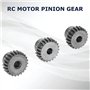VGEBY Ensemble de Pignons, Engrenages de Moteur de Voiture RC Durcissant 3.175mm 13-15T 16-18T 19-21T 21T-23T en Acier Chromé 48