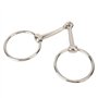 Mors à Cheval, 125 Mm Acier Inoxydable Double Anneau Ovale Mors pour Cheval