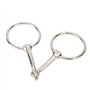 Mors à Cheval, 125 Mm Acier Inoxydable Double Anneau Ovale Mors pour Cheval