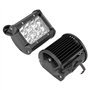 Lampe de travail à DEL Suuonee, 1 paire 10V-48V 4inch 4-rangée 36W Barre de lumière universelle pour feux de route pour chariots