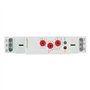 Relais temporisé numérique pour temporisateur à relais réglable sur rail DIN, multifonction AC/DC 12V-240V avec 10 modes, pour c