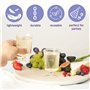 MATANA 50 Verres à Vin en Plastique, Transparent (160ml) - Verres Solides et Réutilisables pour Cocktails, Desserts - Coupes à V