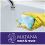 MATANA 50 Verres à Vin en Plastique, Transparent (160ml) - Verres Solides et Réutilisables pour Cocktails, Desserts - Coupes à V