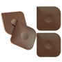 WANGCL Lot de 4 grattoirs à casseroles en nylon et fonte - Multifonctionnel - Grattoir en grès pour cuisine et maison