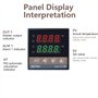 WANGCL Contrôleur numérique PID Thermostat intelligent avec relais SSR 40A Thermocouple de type K pour l'énergie électrique Indu