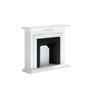 WANGCL maison de poupées cheminée blanche Mini cheminée 1/12 accessoires de maison de poupée meubles de maison de poupées en boi