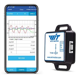 【Inclinomètre à vibrations 9 axes WT901C-232】 Accélération haute stabilité + gyroscope + angle (précision XY 0