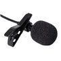 Microphone USB, Gyvazla omnidirectionnel condensateur Lavalier Clip On Mic pour ordinateur, ordinateur portable, podcast, interv