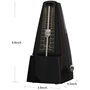 Cantus Métronome mécanique avec avertissement sonore sans piles 350 Black