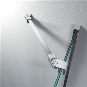 Barre de renfort pour porte de douche par M-Home en acier inoxydable