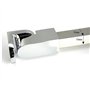 Barre de renfort pour porte de douche par M-Home en acier inoxydable, 50 cm, pour panneau de verre sans cadre de 6mm à 10mm d’ép