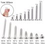 KINDPMA Vis Autotaraudeuse M2 800PCS Vis Assortiment Kit Vis à Tête Plate Vis à Bois Inox Vis Autoforeuse Bois Plastique Métal M
