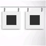 KINDPMA 2pcs Fil Suspension Cadre Câble Acier Galvanisé avec Tendeur et Crochet Fil Suspendu Câble en Acier Inoxydable pour Cadr