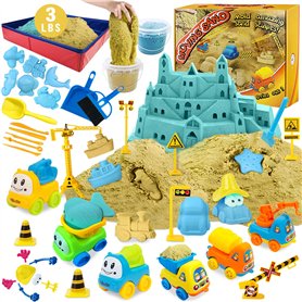 ESSENSON Sable Magique - 3lbs de Sable Avec 2 Couleurs