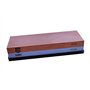 SMI Pierre a Aiguiser grain 600/1500 Affuteur Couteau Pierre à Affûter Double-Face avec Base en Silicone Antidérapant et Guide d