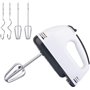 SQUADO Batteur électrique 180 W mixeur 7 vitesses pétrisseur double fouet