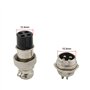 RUNCCI-YUN 8pcs 5 A 16 mm 4 broches/ 5 Pins/ 8 Pins/L'aviation connecteur Plug+ 8 pcs en caoutchouc capuchon de protection (méta