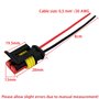 CESFONJER Voiture Fiche Etanche, Électrique Prise Mâle et Femelle, AWG Connecteur Etanche Electrique (2 Broches avec 8cm Fil × 1