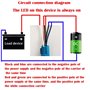 CESFONJER 2 Pcs 12V Verrouillage Bouton-poussoir | LED Démarrage Bouton | ON/OFF Commutateur Bouton Auto-bloquant en Acier Inoxy