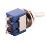 CESFONJER 12 Pièce Mini Interrupteur à Bascule, AC 125V 6A ON-OFF-ON 3 Broches 3 Position SPDT Interrupteur a Bascule Autobloqua